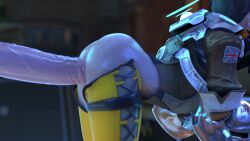 3d 3d_(artwork) bestiality female female_only female_penetrated horse horse_penis horsecock overwatch thebartender tracer zoophilia