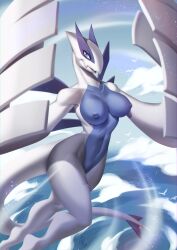 1girls alanscampos anthro anthromorph breasts female fur furry furry_only game_freak legendary_pokémon lugia nintendo nsfw pokemon pokemon_(species) tagme yiff yiffing