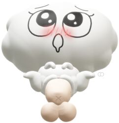 anthro blush cloud female floating_penis paint_3d penis plump_labia puffy_(puffy_maker) puffy_maker pussy sex vaginal_penetration watermark