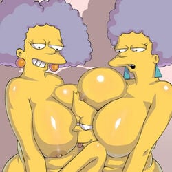 1boy 2girls age_difference apostle aunt aunt_and_nephew bart_simpson breast_press breast_squish breast_suppress breasts female human incest large_breasts larger_female male nephew older_female patty_bouvier pinned selma_bouvier smaller_male straight the_simpsons younger_male