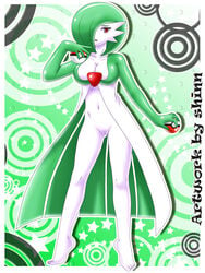 1girls breasts female female_gardevoir female_only female_pokemon gardevoir large_breasts nintendo pokémon_(species) poke_ball pokemon pokemon_(species) pokemon_rse pussy shinn_asuka solo