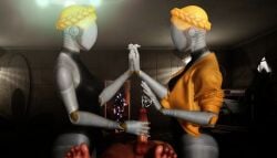 atomic_heart handjob left_(atomic_heart) ratounador right_(atomic_heart) the_twins_(atomic_heart) xnalara