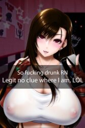 ai_generated breasts cellphone drunk final_fantasy final_fantasy_vii five_nights_at_freddy's fumizuki_misoka imminent_danger imminent_rape nightmare_(fnaf) peril see-through_clothing selfie third-party_edit tifa_lockhart unaware