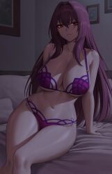 scathach (fate) from fate (series) by zaphn