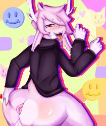 ass ass_expansion ass_focus ass_grab balls bunny_boy bunny_ears bunny_tail christian2005am femboy furry furry_ears furry_only fzst horn horns horny horny_male pink_fur pink_hair rabbit rabbit_humanoid thick_ass thick_thighs youtube_hispanic youtuber