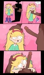 dark-skinned_male daydream fantasy miscon oral_invitation star_butterfly star_vs_the_forces_of_evil