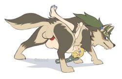 barefoot canid canine chains consensual dominant feet feet_up feral feral_on_female feral_penetrating gashamon_(artist) interspecies knot knotting link male/female princess_zelda smirk tears_of_the_kingdom the_legend_of_zelda wolf wolf_link zelda_(tears_of_the_kingdom) zoophilia