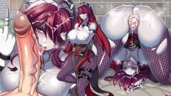 1boy 1girls aether_(genshin_impact) against_wall anus ass big_ass big_breasts big_penis breasts busty cum cum_bubble cum_drip cum_dripping_out_of_pussy cum_in_pussy cum_on_face cum_on_hair erect_penis female fishnet_pantyhose fishnets genshin_impact goth goth_nun huge_breasts huge_cock large_breasts large_penis long_penis male middle_finger mondstadt nun nun_goth penis ripped_pantyhose rosaria_(genshin_impact) stevechopz thick_thighs thigh_strap thighs torn_pantyhose veiny_penis