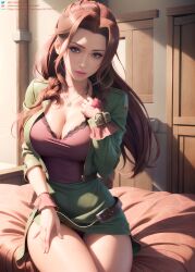 aerith gainsborough from final fantasy by lv1aialchemist