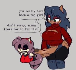 1futa 1girls amy.exe amy_rose anthro balls bent_over big_breasts big_dom_small_sub bondage breasts corruption duo female futa_on_female futanari genocide_amy huge_cock imminent_rape imminent_sex larger_futanari milf_sonic penis rule_63 self_upload size_difference sketch smaller_female sonic.exe sonic.exe_(series) sonic_(series) sonic_the_hedgehog sonic_the_hedgehog_(series) sonique_the_hedgehog standing tagme thehoraco