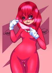 furry furry_breasts furry_female furry_only gloves panties pink_panties purple_eyes red_fur red_hair small_breasts zilverk zilvy