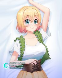 anime_style bodypillow breasts dakimakura fanart kanojo_okarishimasu mitgard-knight nanami_mami oppai waifu2x