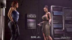 3d anifancys animated big_ass big_breasts big_butt big_penis clothing desiresfm excella_gionne female futa_on_female futa_with_female futanari highres human intersex jill_valentine jill_valentine_(sasha_zotova) mp4 pale_skin remastered resident_evil resident_evil_3 resident_evil_3_remake sound sound_effects spanish_subtitles spanish_text tagme third_party_edit video