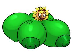 alpha_channel ass ass_expansion big_breasts big_butt breast_expansion breasts curvy_figure electronic_arts elemental_creature eyewear female flora_fauna flower flower_creature goggles green_body happy hourglass_expansion hourglass_figure huge_breasts huge_butt hyper hyper_breasts hyper_butt hyper_nipples immobile kvolik lying_on_breasts nipples nude plant plantie plants_vs_zombies plants_vs_zombies:_heroes popcap_games simple_background solar_flare_(pvz) solo sunflower_(pvz) topless transparent_background