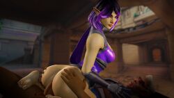 3d dark-skinned_male female interracial lex_(paladins) paladins sex skye_(paladins) tagme