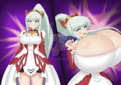 atz-zukin big_breasts bimbo bimbofication breast_expansion breasts bursting_breasts gigantic_breasts huge_breasts lailah_(tales) large_breasts tagme tales_of_(series) tales_of_zestiria