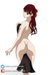 ass atlus excaliblader female female_only kasumi_yoshizawa naked nude persona persona_5 persona_5_royal sideboob solo sumire_yoshizawa tagme