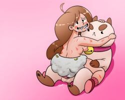 1boy 1girls 2019 absurd_res bee_(bee_and_puppycat) bee_and_puppycat blush body_markings chubby chubby_female commission cuts diaper digital_media_(artwork) drooling interspecies large_penis light-skinned_female light_skin mindbreak plushie plushification plushophilia puppycat rough_sex uncensored welmo