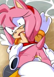 amy_rose anal anal_sex ass female female_penetrated horrified looking_back painal penis pokachu_(artist) questionable_consent sex sonic_(series) sonic_the_hedgehog_(series) straight tails tears