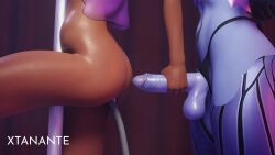 1futa 1girls 3d amelie_lacroix animated blizzard_entertainment dark-skinned_female femdom futa_on_female futanari futasub handjob interracial latina mexican no_sound overwatch roleplay sombra stripper_pole tagme video widowmaker xtanante