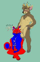 2023 animal_genitalia animal_penis anthro antlers atlas_the_deer ball_tuft balls balls_blush bite biting_lip biting_own_lip black_nose blue_body blue_fur blush blushing_male bodily_fluids body_blush brown_body brown_fur brown_hair canid canine canine_genitalia canine_penis canis cervine chest_tuft claws cross-eyed crossed_legs cum cum_in_ear cum_in_ears cumming_together curled_tail deer digital_media_(artwork) domestic_dog duo ear_penetration ejaculation english_text erection fingers fur genital_fluids genitals gold_(metal) hair hand_on_head hand_on_hip hands-free hi_res hooved_fingers hooves horn humanoid_genitalia humanoid_penis husky husky_tail jrodslammer juliano_the_husky knot looking_at_another looking_at_viewer looking_down looking_pleasured male male/male male_penetrated male_penetrating male_penetrating_male mammal mindfuck naked nipples nordic_sled_dog nude pawpads paws penetration penis penis_in_ear rainbow_sparkles red_body red_fur scut_tail self_bite sex short_tail signature simple_background sitting smile sound_effects spitz standing tail tan_body tan_fur text toe_claws tuft vein veiny_penis yellow_eyes