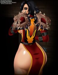 1girls aramyx ass black_hair bubble_butt butt defias_brotherhood female huge_ass human human_(warcraft) human_female human_rogue leotard massive_ass rogue rogue_(warcraft) thick_thighs thigh_highs thighhighs tight_clothing tight_fit vanessa_vancleef warcraft world_of_warcraft