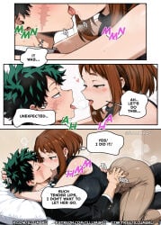 1boy 1girls 2026 adult ai_assisted ai_generated bar big_breasts blush boku_no_hero_academia boku_no_hero_academia_(finale) bra breasts brown_hair canon_couple comic comic_panel couple curvaceous curvy curvy_figure detailed green_hair grown_up hi_res huge_breasts illumaru izuku_midoriya kiss kissing large_ass large_breasts midoriya_izuku my_hero_academia my_hero_academia_(finale) ochako_uraraka official_alternate_costume patreon_username scar_on_body scar_on_face short_hair smile stable_diffusion sweater thick_thighs time_skip uraraka_ochaco uraraka_ochako