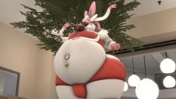 1boy bbm big_ass big_breasts breasts bubble_butt busty_boy cleavage eeveelution furry game_freak generation_6_pokemon huge_ass huge_breasts kingofthekabuto male_only male_sylveon nintendo overweight overweight_male pokemon pokemon_(species) queenofthekabuto sam_(queenofthekabuto) solo_male sylveon tagme thick_thighs wide_hips