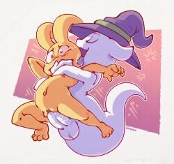 1boy 1girls anthro balls breasts closed_eyes crying cub female furry ghost lagomorph licking licking_face male male/female nipples nude onihidden open_mouth penis pussy rabbit rape sex small_breasts tears tongue tongue_out vaginal_penetration vaginal_sex young