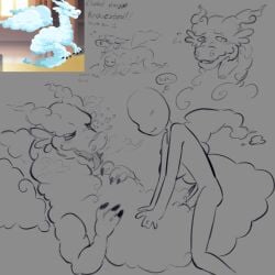 cloud_dragon digital_drawing_(artwork) dragon dragon_city grey_background request submissive_male tagme tongue_out