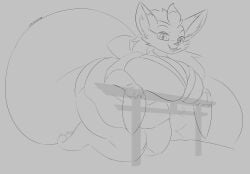big_ass big_breasts breasts bubble_butt cleavage exvarn female furry huge_ass huge_breasts thick_thighs wide_hips