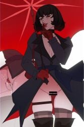 1girls ass censored deadlock mina_(deadlock) no_panties pussy tagme usurper2001