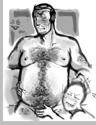 awkward balding body_hair chubby_male date_everything friar_errol_(date_everything) hairy_male nude_male older_male