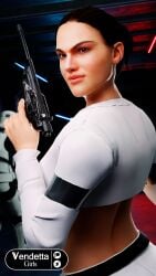 3d blaster_(star_wars) blender clone_wars padme_amidala star_wars stormtrooper vendettagirls