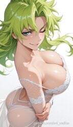 1girls ai_generated big_breasts bigass bleach candice_catnipp looking_at_viewer waifu waifu_diffusion