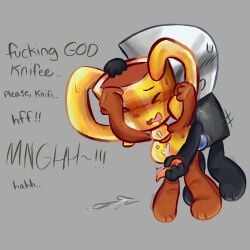 adamationz cum inanimate_insanity knife_(ii) object_shows osc penetration tentacle_penis trophy_(ii)