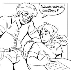 brazilian_artist brazilian_portuguese dialogue gay lembretis no_ai older_male_and_younger_male portuguese portuguese_dialogue school student student_and_teacher teacher teacher/student teacher_and_student