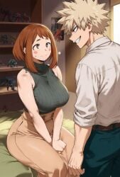 ai_generated all_fours anal anal_penetration anal_sex areola areolae ass ass_focus ass_grab bakugou_katsuki bed bedroom bedroom_setting bedroom_sex big_ass big_breasts big_penis blonde-haired_male blonde_hair blowjob blowjob_face blush blushing blushing_at_viewer blushing_female boku_no_hero_academia bouncing_ass bouncing_breasts bouncing_butt breast_expansion breast_press breast_sucking breasts brown_eyes brown_hair comic couple couple_(romantic) couple_sex cowgirl_position cum cum_drip cum_in_ass cum_in_mouth cum_in_pussy cum_inside cum_on_body cum_on_breasts cum_on_face curvy curvy_body curvy_female doggy_position doggy_style doggystyle dominant dominant_male french_kiss french_kissing grabbing grabbing_ass grabbing_breasts happy happy_female happy_sex horny horny_female huge_ass huge_breasts huge_cock kacchako katsuki_bakugou kiss kiss_mark kissing kissing_penis licking love love_sex luxury lying lying_on_bed missionary missionary_position moan moaning moaning_female moaning_in_pleasure moaning_loud moaning_on_cock muscular muscular_male my_hero_academia ochako_uraraka open_mouth oral paizuri partially_clothed penetration pleasure pleasure_face pleasured pleasured_face pleasured_female pussy pussy_juice pussy_juice_drip red_ass reverse_cowgirl_position romantic romantic_ambiance romantic_couple romantic_sex rough_sex saliva saliva_drip saliva_string saliva_trail sex shaking shaking_ass shaking_breasts shaking_butt shiny_skin sitting sitting_on_person slap slap_mark slapping_ass slapping_butt smile smiling smiling_at_partner smiling_at_viewer spank_marks spanking spiky_hair straight straight_sex submissive submissive_female timeskip tongue tongue_out uraraka_ochako vaginal_penetration