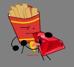 battle_for_dream_island battle_for_dream_island_again bfb bfdi bfdia fries_(bfdi) licking_penis object_shows ruby_(bfdi) tentacle_penis the_power_of_two tpot