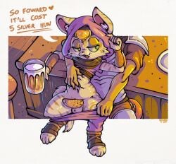 2boys anthro balls domestic_cat dungeons_and_dragons feline furry gay male male/male male_only onihidden penis yaoi