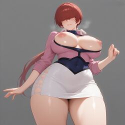 1girls ai_generated big_breasts big_tits breasts_out clothed clothed_female curvy curvy_female fluffy horny horny_female king_of_fighters light-skinned_female light_skin long_hair natural_breasts pale-skinned_female pale_skin red_hair shermie_(kof) skirt soft_breasts standing steam steaming thick tits tits_out voluptuous voluptuous_female