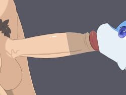 1animal 1boy animated blowjob blue_body blue_eyes chillet dengon fellatio female feral feral_penetrated fur furry human human_on_feral human_penetrating human_penetrating_feral looking_at_partner looking_at_viewer male male_on_feral male_penetrating male_pov oral oral_penetration oral_sex pal_(species) palphilia palworld penis sucking sucking_penis