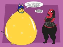 ankha big_breasts breasts cherry_(animal_crossing) cleavage female furry huge_breasts lj_caffie tagme thick_thighs what wide_hips