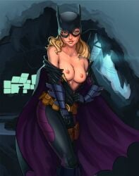 batgirl batgirl_(stephanie_brown) breasts breasts_out dc dc_comics female female_focus female_only looking_at_viewer nude nude_female stephanie_brown undressing