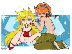 angel briefers_rock hoop_earrings human kittie_peters panty_&_stocking_with_garterbelt panty_anarchy tagme