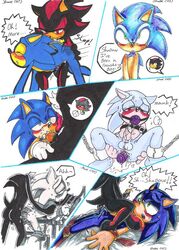 ? balls bondage cum fur hedgehog male male_only multiple_males penis shade_(artist) shadow_the_hedgehog soina sonic_(series) sonic_the_hedgehog spanking yaoi