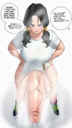 1futa cum cum_drip cum_dripping cum_dripping_from_penis cumming dick dickgirl dragon_ball dripping_cum english_text fat_cock futa_only futanari gravitational_balls huge_cock hyper large_penis light-skinned_futa light_skin musk no_nut_november orgasm_denial penis penis_out shounen_jump tagme text thick thick_penis thick_thighs veiny_penis vicsenpai videl