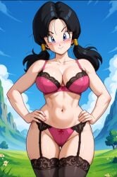 ai_generated dragon_ball dragon_ball_z videl videl_(long_hair)