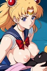 ai_generated bishoujo_senshi_sailor_moon breasts cartoon feline female sailor_moon