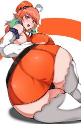 1girls 2023 big_ass big_breasts big_butt female female_focus female_only fully_clothed green_hair hi_res high_resolution highres hololive hololive_english hololive_myth huge_ass huge_breasts huge_butt large_ass large_breasts large_butt multicolored_hair on_side orange_hair owner_(artist) red_eyes round_ass round_butt sitting_on_side solo solo_female solo_focus tagme takanashi_kiara thigh_highs thighhighs top_heavy virtual_youtuber vtuber